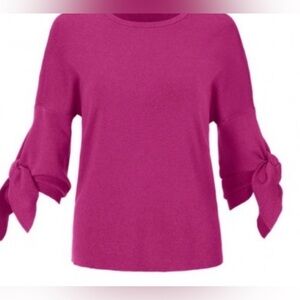 Cabi lightweight oversized tie sleeve sweater size XS
